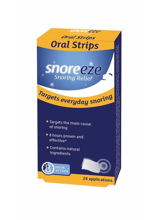 Snoreeze Snoring Relief Oral Strips 28 - Image 1